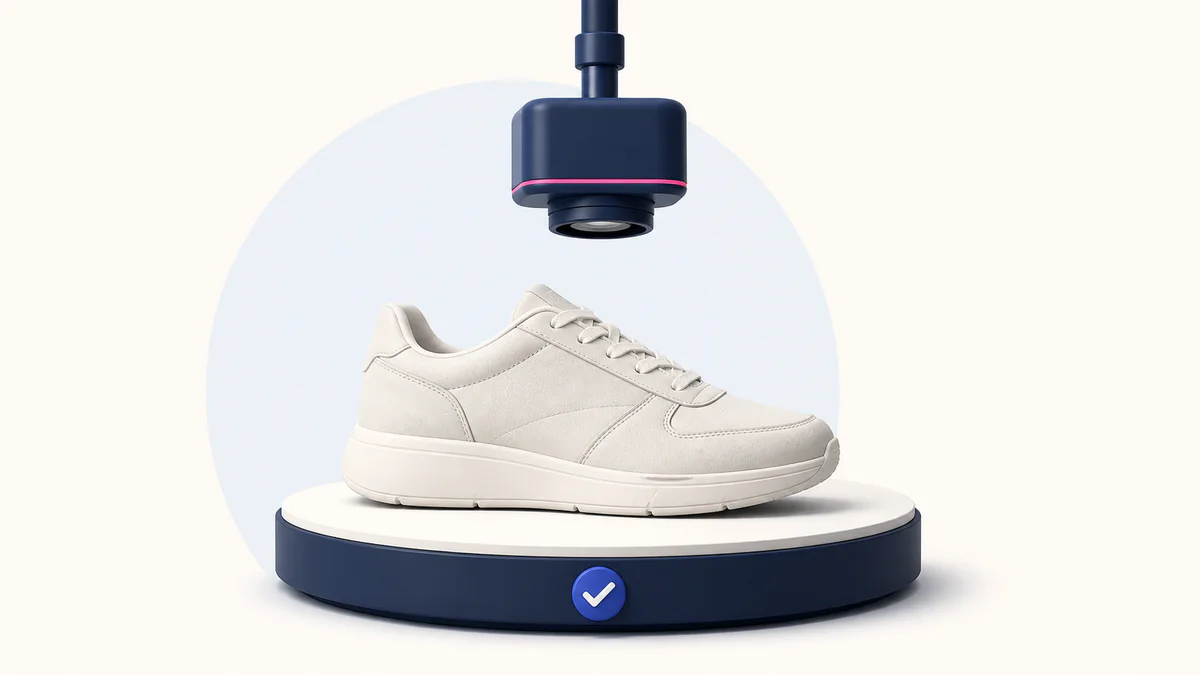 Voorbeeld van een visuele controle met OOPBUY QC Foto's